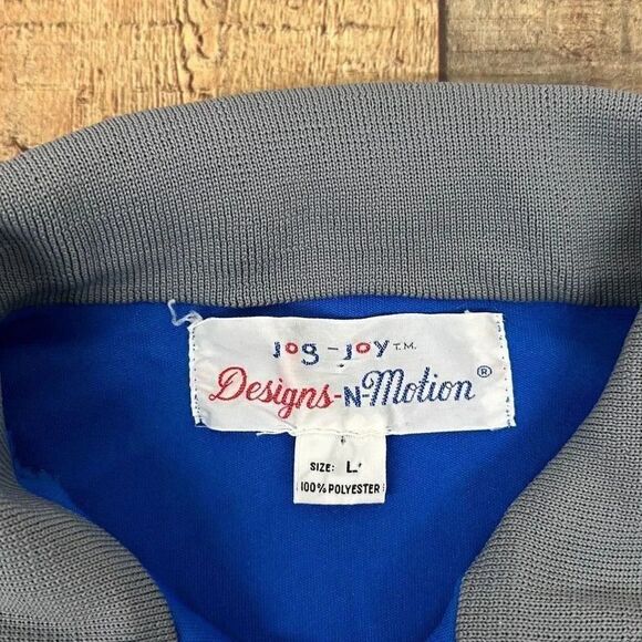 Vintage Jog Joy Designs n Motion Tracksuit Jacket Sz L - Picture 3 of 6
